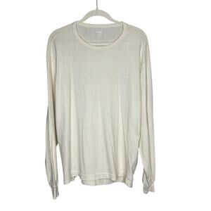 Buck Mason Men's Cotton Long Sleeve Ivory